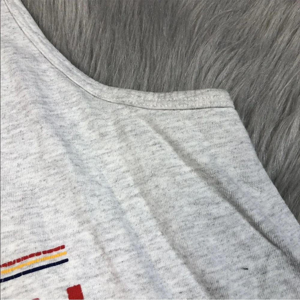 Vintage Lake Chelan Eastern Washington Gray Sail Novelty Tank Top